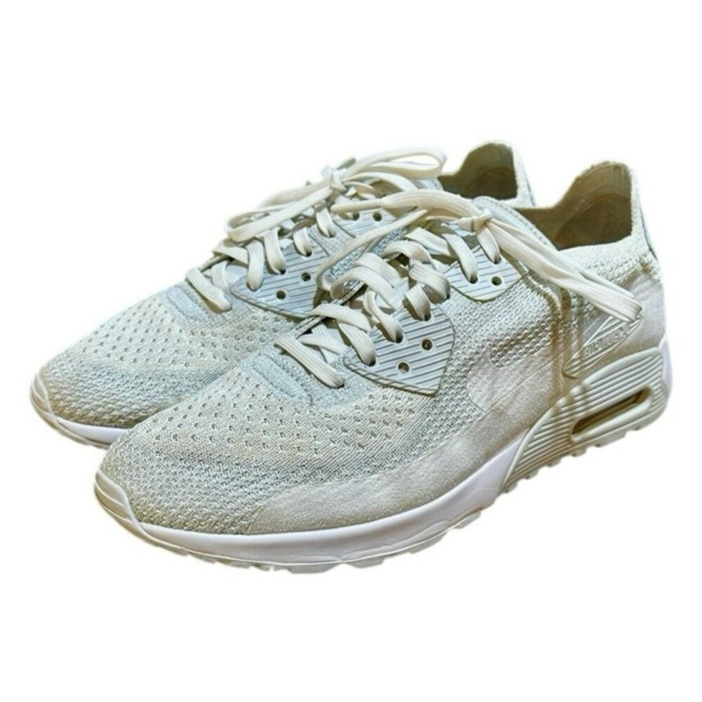 Nike  Air Max 90 Flyknit Ultra 2.0 'White' Women's Size 10 - 875943-101